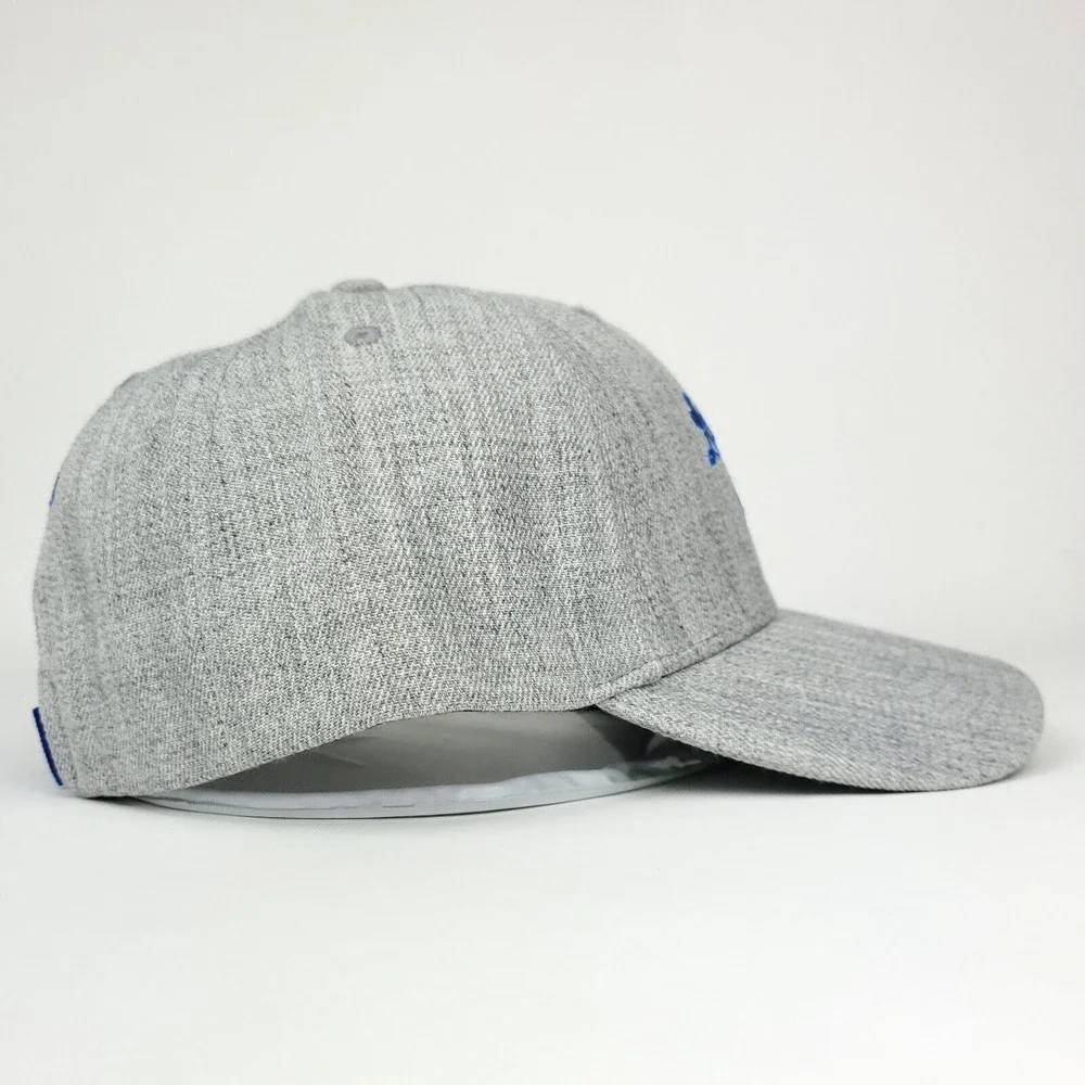LA Lakers Mitchell & Ness NBA Pro Fit Snapback Hat Cap‎ Heather Gray New